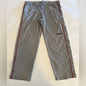 Vintage Adidas Gray Pants with Red Accents